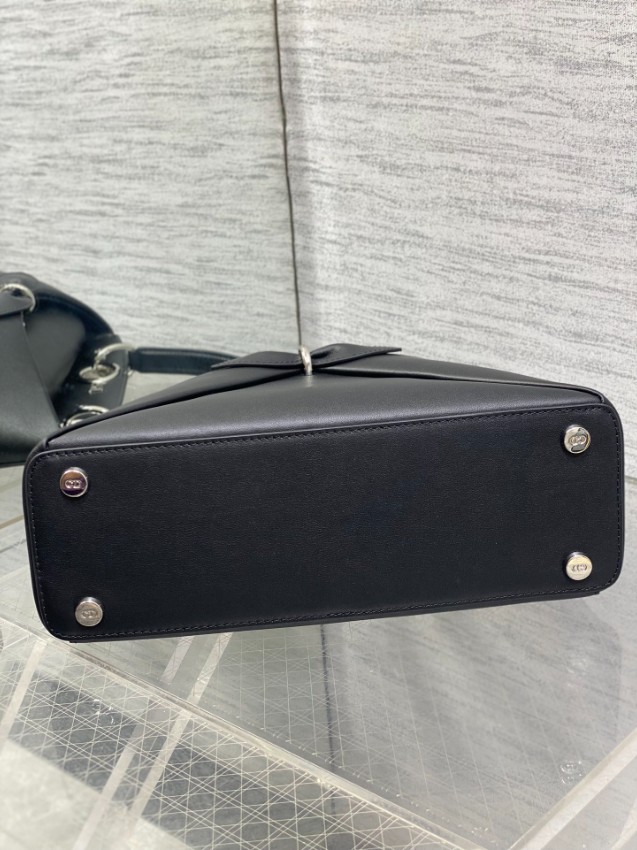 ディオール リボンモチーフ2WAYトートバッグ 2026新作 ブラック 定番モデル 高再現度格安 高品質本革使用 安心サイト 精密ディテール 即納対応_5