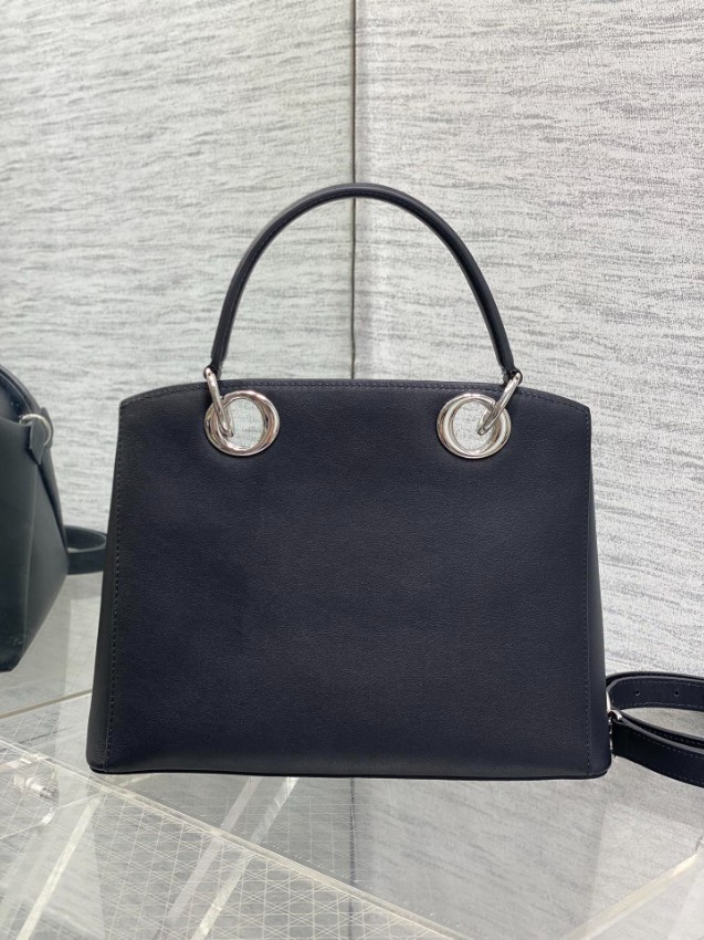 ディオール リボンモチーフ2WAYトートバッグ 2026新作 ブラック 定番モデル 高再現度格安 高品質本革使用 安心サイト 精密ディテール 即納対応_3