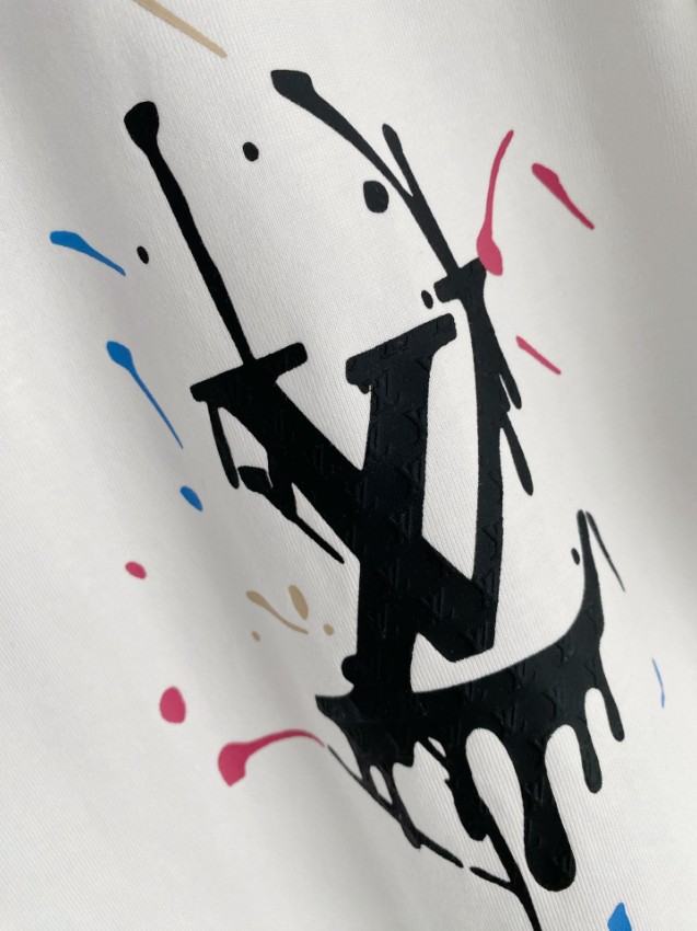 ルイ・ヴィトン Tシャツ n級 2026新作 高再現度 通気 快適な着心地 シンプルデザイン 上質感 丁寧な縫製 高品質 レビュー高リピ率_6