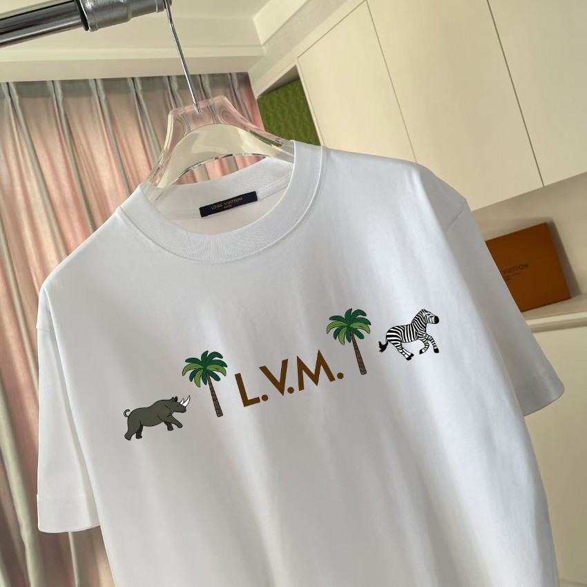 ルイ・ヴィトン L.V.M. Tシャツ スーパーコピー 優良サイト 2026新作 高再現度 通気 快適な着心地 上質感 丁寧な縫製_4