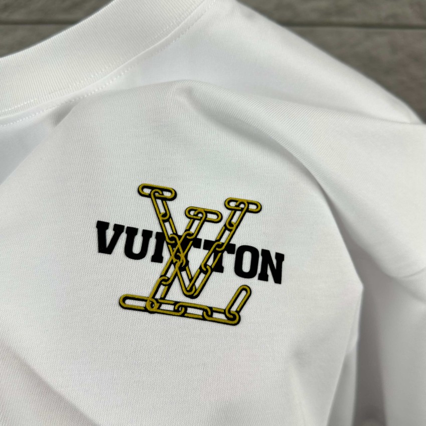 ルイヴィトン 2026新作 半袖Tシャツ コピー 安全通販 高再現度 職人技術再現 品質管理徹底 安心の日本倉庫 追跡可能 通気 快適な着心地 男女兼用_8