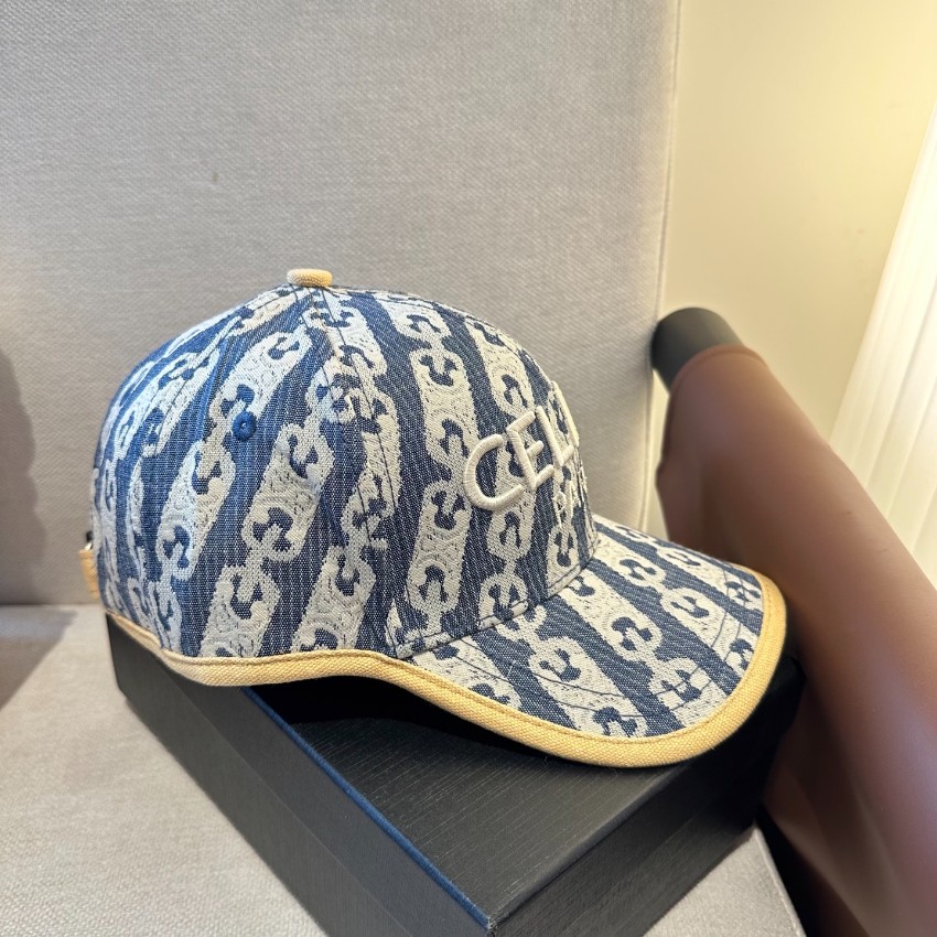 セリーヌ ロゴデニムキャップ 2026新作 格安 精密ディテール 高再現度 リアル質感再現 上質感仕上げ 数量限定入荷 人気モデル_3