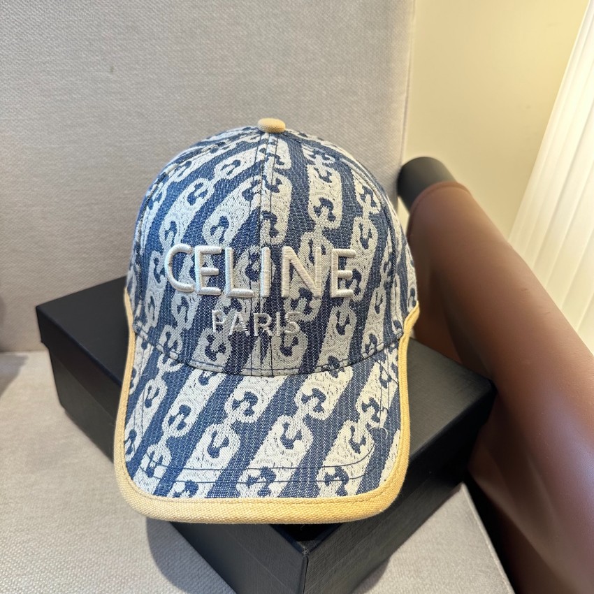 セリーヌ ロゴデニムキャップ 2026新作 格安 精密ディテール 高再現度 リアル質感再現 上質感仕上げ 数量限定入荷 人気モデル_1
