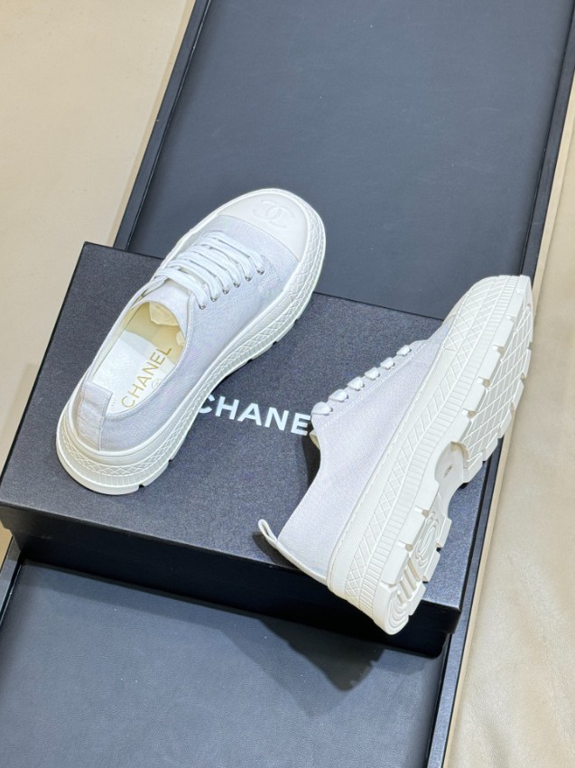 シャネル 2026新作 レディーススニーカー 高品質キャンバス仕様 精密ディテール 丁寧な縫製 安心の日本倉庫 レビュー高リピ率 n級 高再現度 カジュアルシューズ_3