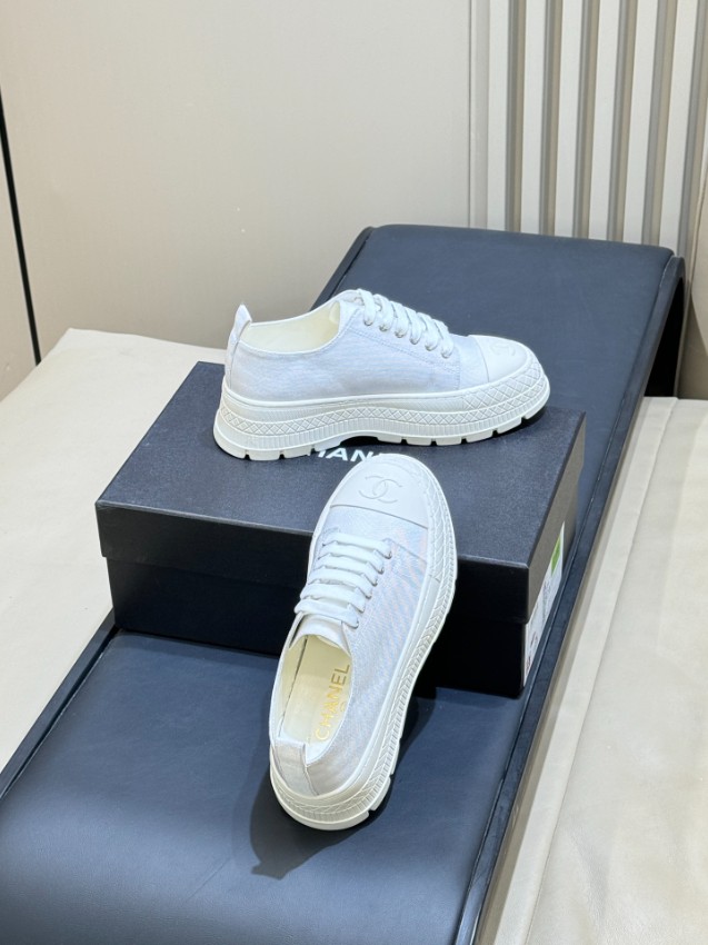 シャネル 2026新作 レディーススニーカー 高品質キャンバス仕様 精密ディテール 丁寧な縫製 安心の日本倉庫 レビュー高リピ率 n級 高再現度 カジュアルシューズ_4