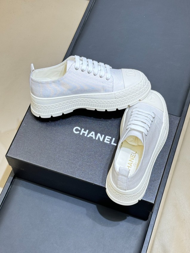 シャネル 2026新作 レディーススニーカー 高品質キャンバス仕様 精密ディテール 丁寧な縫製 安心の日本倉庫 レビュー高リピ率 n級 高再現度 カジュアルシューズ_5