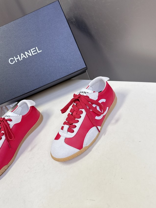 シャネル 2026新作 レディーススニーカー 本革使用 精密ディテール 高級感仕上げ 圧倒的な再現度 安心サイト 本物級コピー カジュアルシューズ_3
