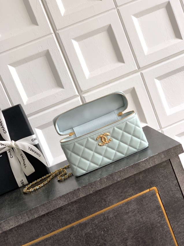 シャネル スーパーコピー キルティングレザーミニバニティバッグ チェーンショルダー 上質デザイン 高品質_4