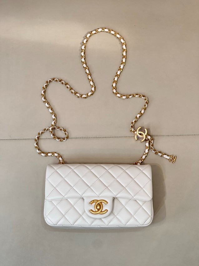 シャネル ハイブランド キルティングチェーンショルダーバッグ ミニフラップデザイン 精密ディテール_1