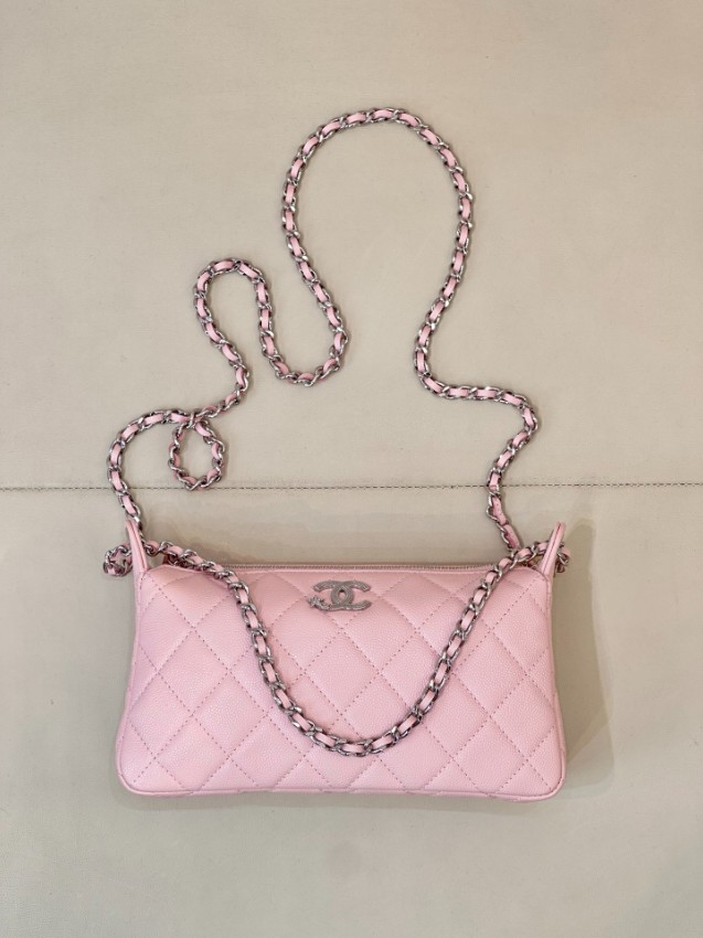 シャネル n級 キルティングチェーンショルダーバッグ スリムポーチデザイン 激安_1