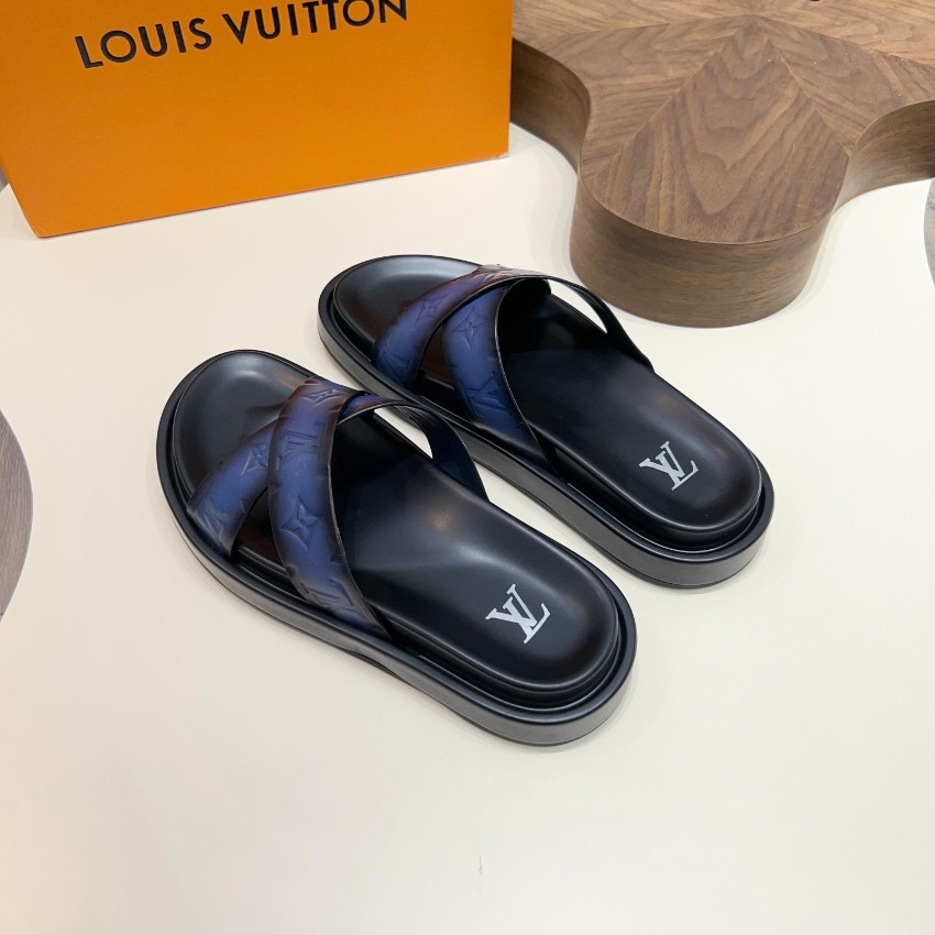 ルイヴィトン 本物級コピー クロスストラップサンダル モノグラム型押し 数量限定入荷_4