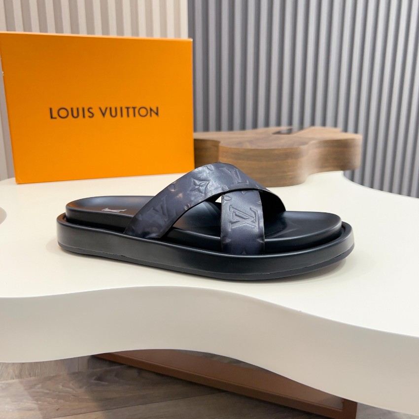 ルイヴィトン ブランド コピー クロスストラップサンダル モノグラム型押し 高品質_8