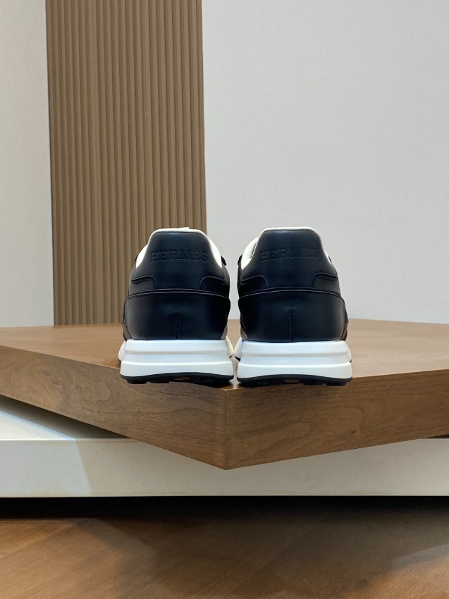 エルメス ハイブランド レザースニーカー Hロゴ ローカット 高品質_8