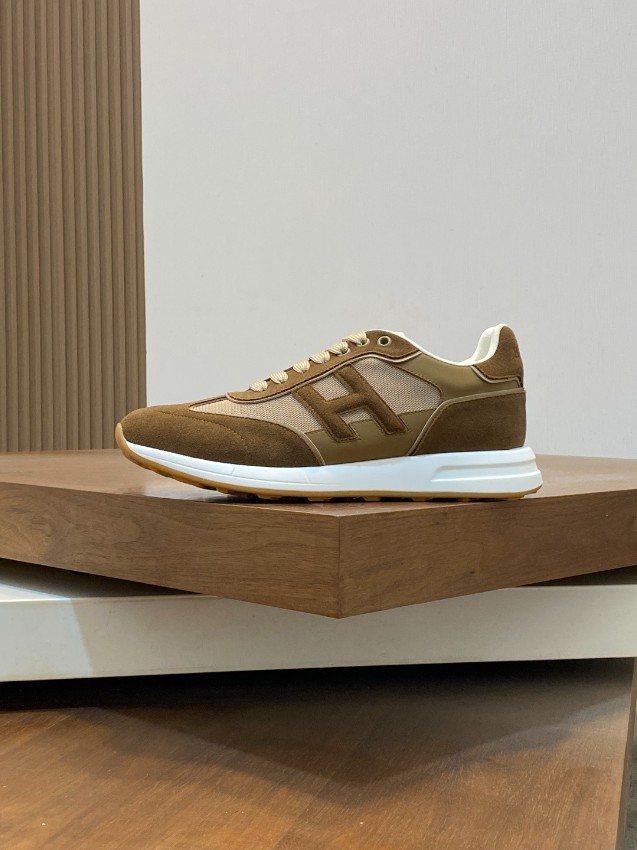 エルメス n級 レザースニーカー Hロゴ コンビ素材 実店舗運営_4