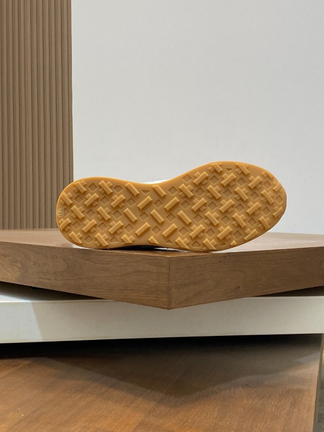 エルメス ハイブランド レザースニーカー Hロゴ カラーヒール 上品配色_8