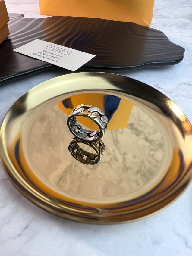ルイヴィトン n級 モノグラムチェーンリング メタルリンクジュエリー 高評価_4