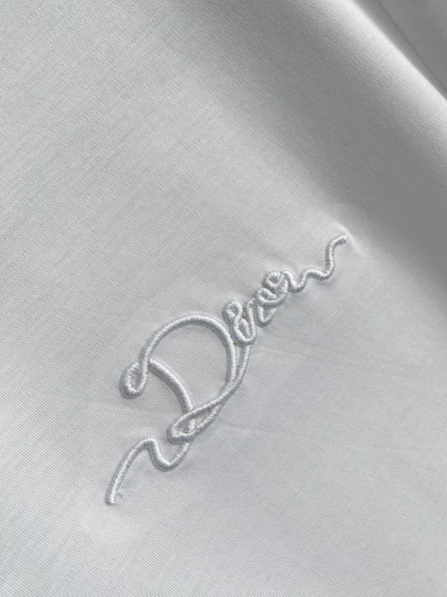 ディオール 格安 半袖Tシャツ ミニロゴ刺繍シンプルデザイン 男女兼用 本格派モデル_6
