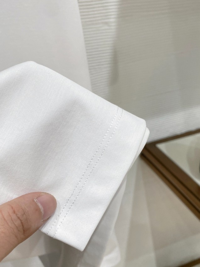 ディオール 格安 半袖Tシャツ ミニロゴ刺繍シンプルデザイン 男女兼用 本格派モデル_4