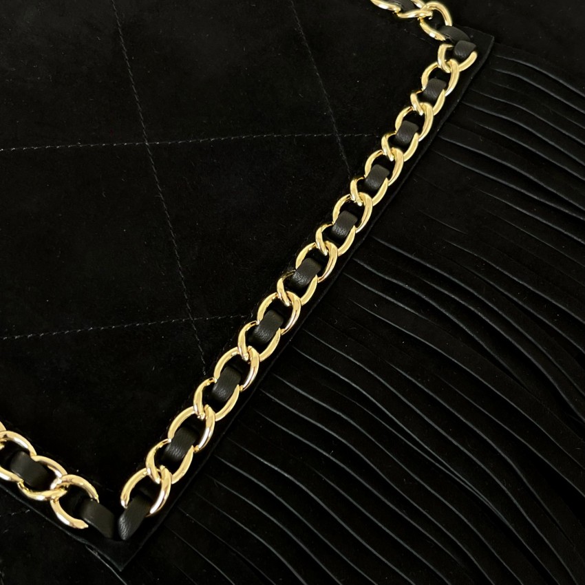 シャネル スーパーコピー フリンジトートバッグ チェーン装飾 キルティングデザイン 精密ディテール 高評価_7