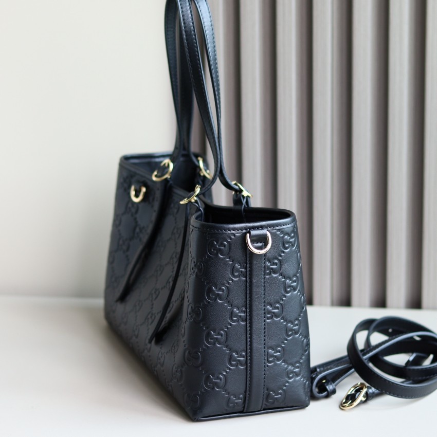 グッチ ブランド コピー トートバッグ GGエンボスレザー シンプルデザイン 実店舗運営_3