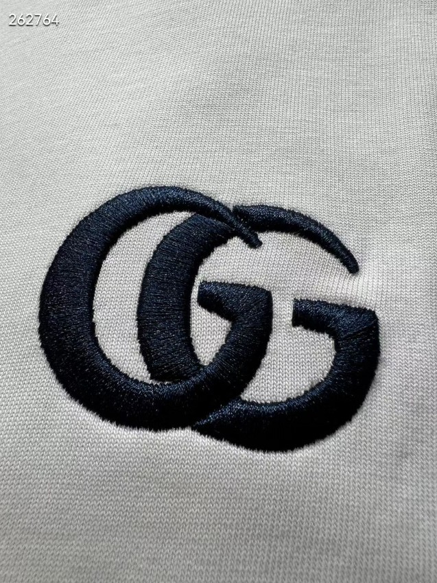 グッチ 格安 Tシャツ ミニGGロゴ刺繍 クルーネックシンプル設計 肌触り良好 新作モデル_7