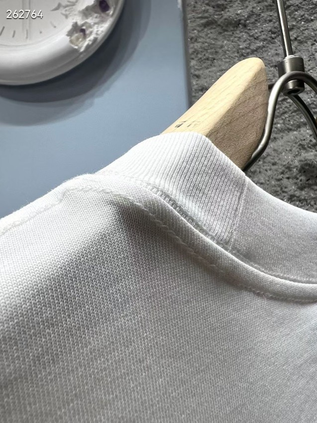 グッチ 格安 Tシャツ ミニGGロゴ刺繍 クルーネックシンプル設計 肌触り良好 新作モデル_8