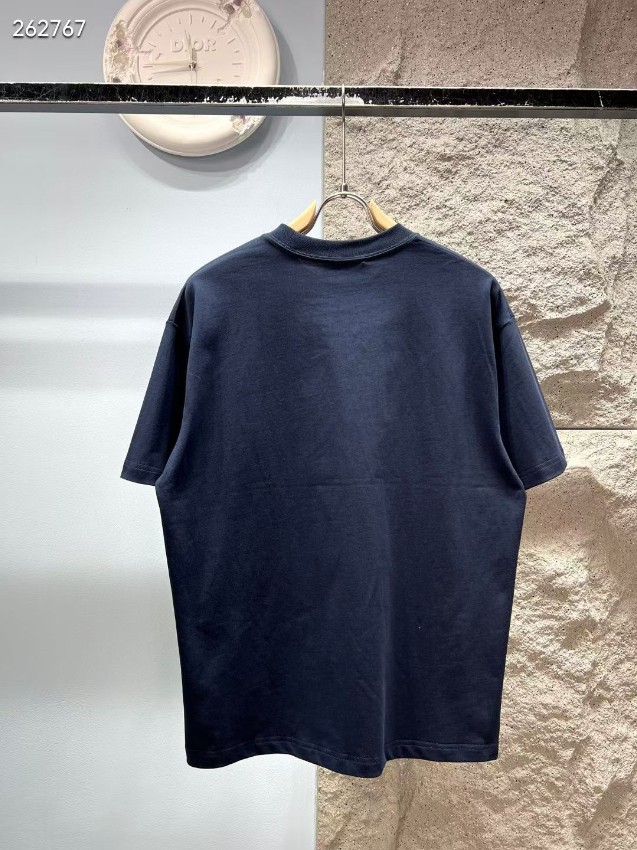 グッチ スーパーコピー Tシャツ ミニGGロゴ刺繍 クルーネックシンプル設計 男女兼用 高品質_2