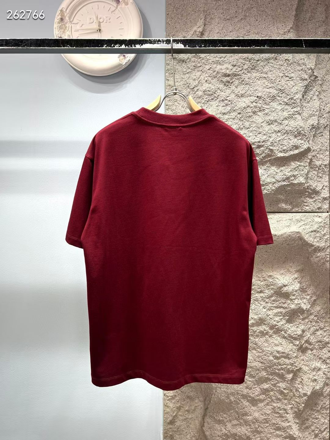 グッチ ブランド コピー Tシャツ ミニGGロゴ刺繍 クルーネックシンプル設計 夏服 高品質_2