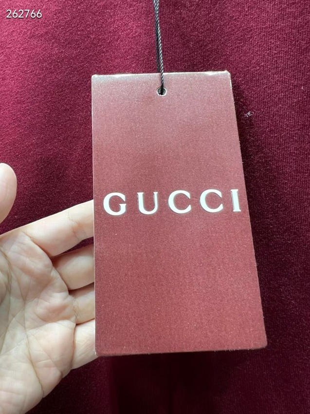 グッチ ブランド コピー Tシャツ ミニGGロゴ刺繍 クルーネックシンプル設計 夏服 高品質_7