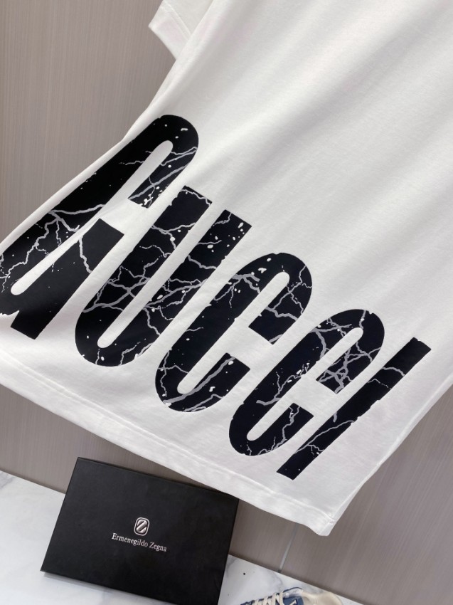 グッチ ハイブランド Tシャツ ビッグロゴプリント クルーネックシンプル設計 通気仕様 高評価モデル_6