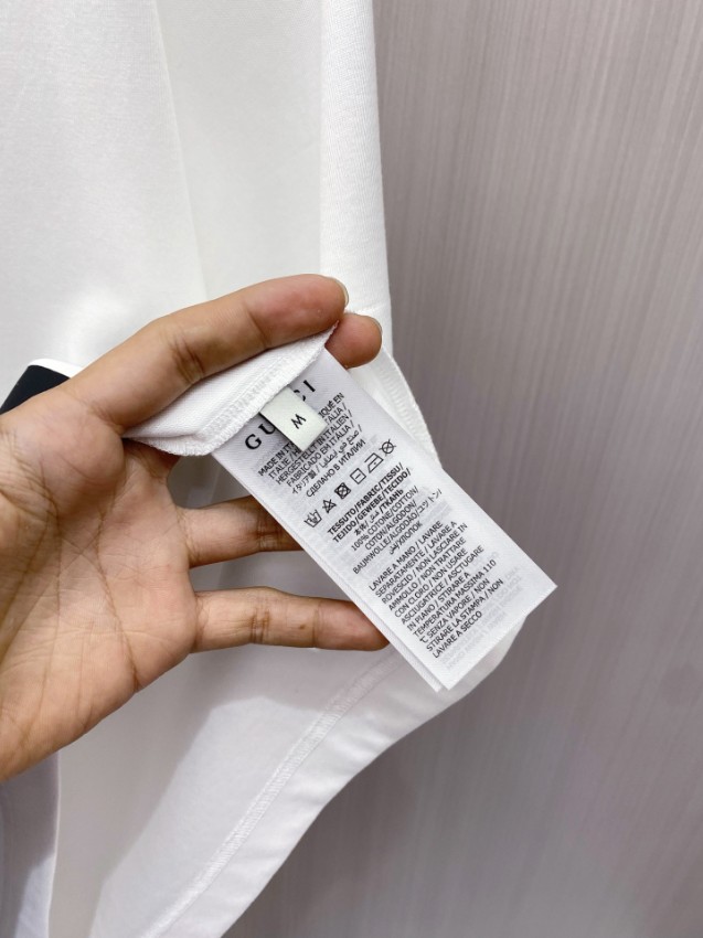 グッチ ハイブランド Tシャツ ビッグロゴプリント クルーネックシンプル設計 通気仕様 高評価モデル_7