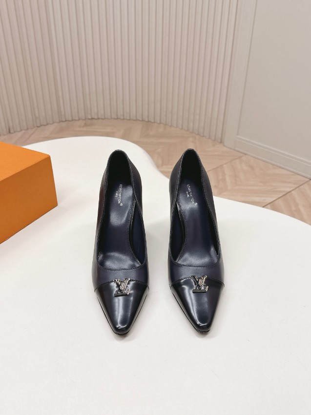 ルイヴィトン ハイブランド パンプス ポインテッドトゥ レザー仕上げ エレガント設計 定番_2