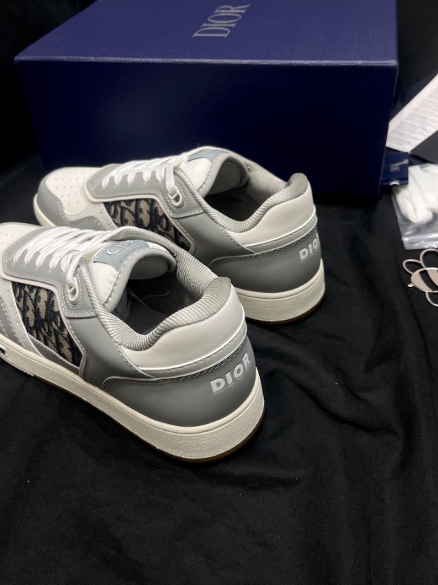 ディオール ハイブランド スニーカー ローカットデザイン ロゴパネル切替 高級レベル仕様_3