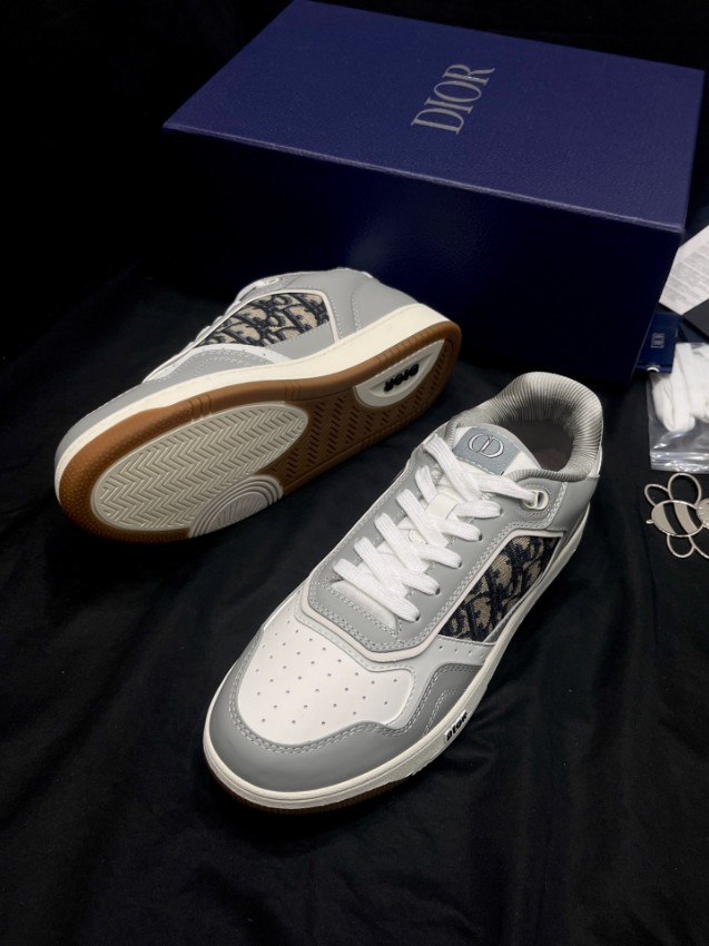 ディオール ハイブランド スニーカー ローカットデザイン ロゴパネル切替 高級レベル仕様_4