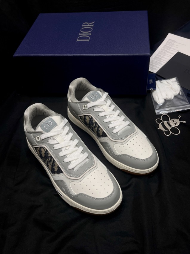 ディオール ハイブランド スニーカー ローカットデザイン ロゴパネル切替 高級レベル仕様_5