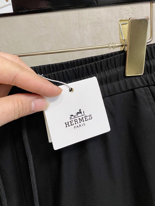 エルメス n級 ショートパンツ サイドラインデザイン スポーツスタイル 通気 快適な着心地_4