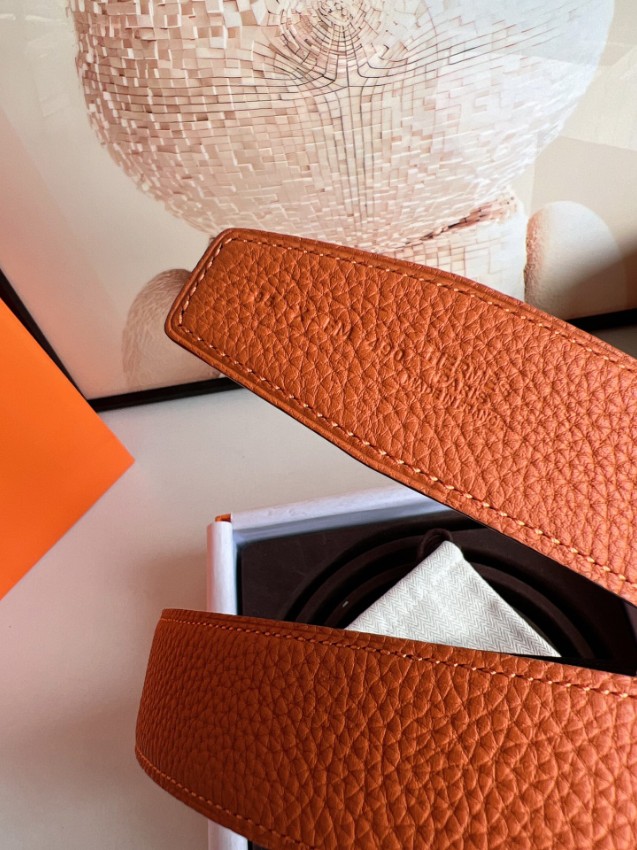 エルメス 格安 ベルト Hバックルデザイン レザーストラップ 精密ディテールモデル_7