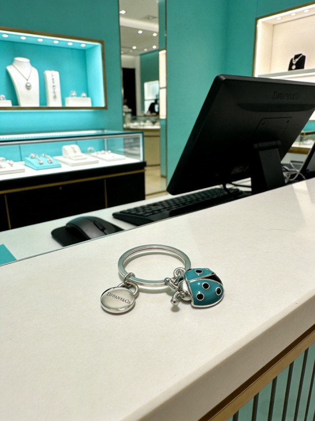 ティファニー ハイブランド レディバグキーリング エナメルチャームデザイン 丁寧な縫製 高評価_1