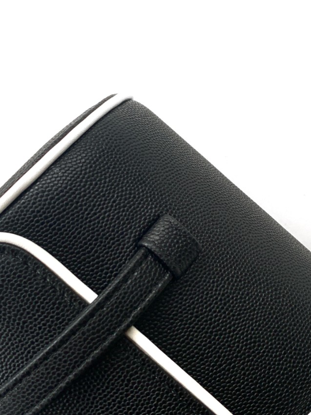 シャネル 格安 ショルダーバッグ フラップデザイン ゴールドココマーク バイカラーパイピング 高品質_5