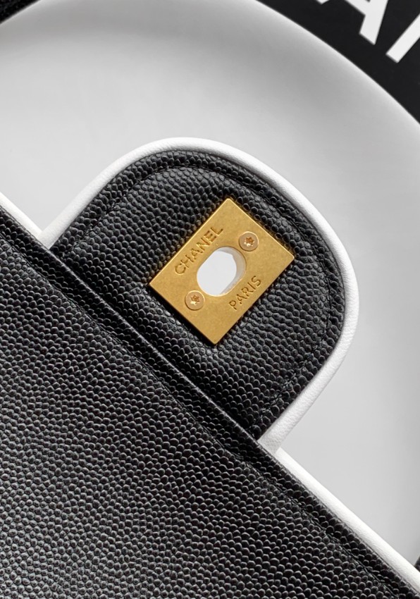 シャネル 格安 ショルダーバッグ フラップデザイン ゴールドココマーク バイカラーパイピング 高品質_7