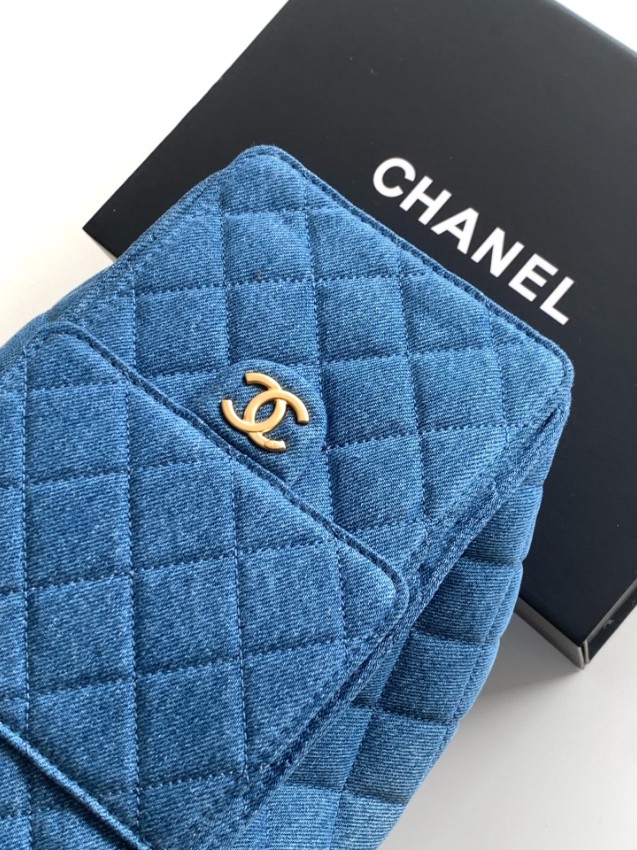 シャネル ブランド コピー デニムトートバッグ キルティングチェーンデザイン 丁寧な縫製 新作_6