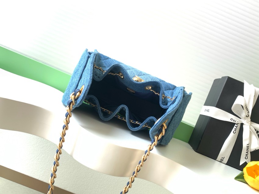 シャネル n級 デニムトートバッグ キルティングチェーンデザイン 上質感 高品質_3