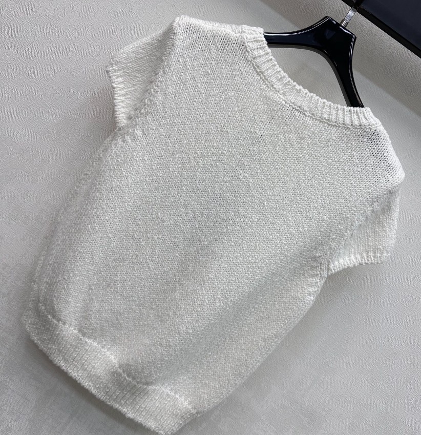 シャネル ブランド コピー ニットトップス 半袖シンプルデザイン 肌触り良好 新作_4