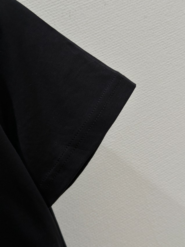 シャネル ハイブランド 半袖トップス ビジューネックデザイン 上質素材 快適な着心地_6