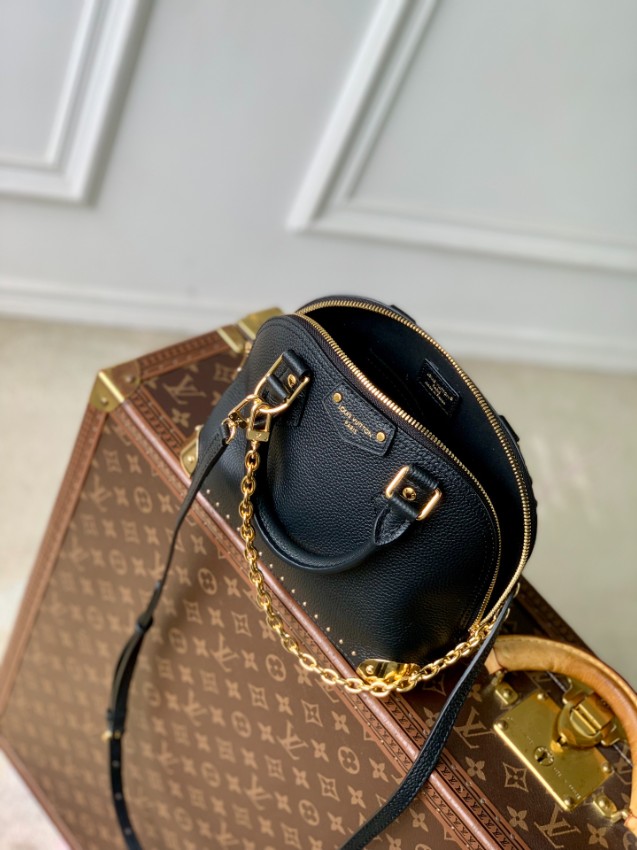 ルイヴィトン スーパーコピー レザーミニハンドバッグ チェーン装飾 2WAYショルダー 高級感仕上げ_5