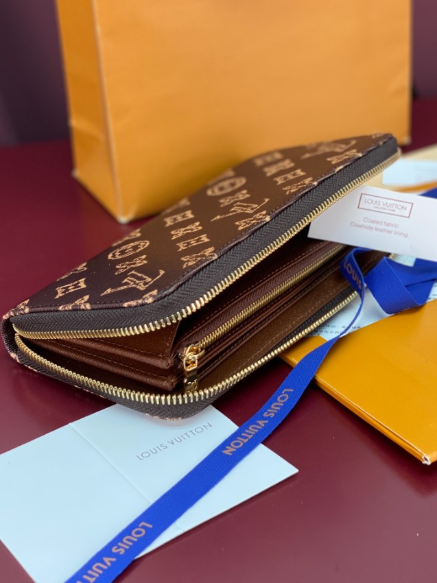 ルイヴィトン ブランド コピー モノグラム ラウンドファスナー長財布 大容量収納モデル 正確な刻印_6