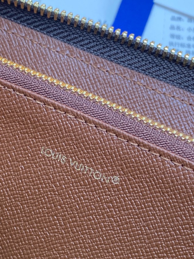 ルイヴィトン ブランド コピー モノグラム ラウンドファスナー長財布 大容量収納モデル 正確な刻印_7