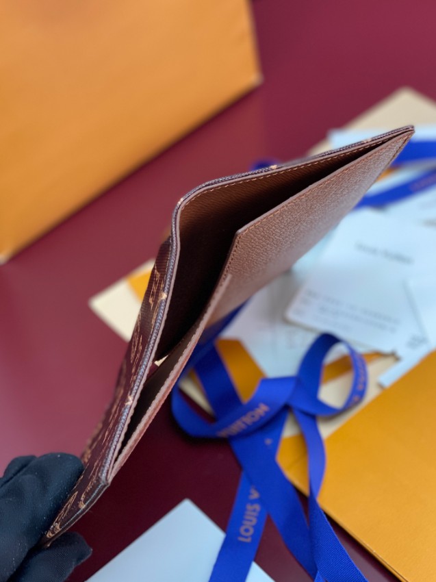 ルイヴィトン n級 モノグラム 二つ折り財布 コンパクトウォレット スリム設計 高再現度_5