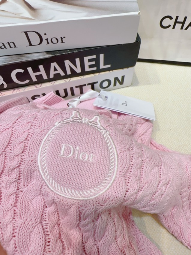 ディオール スーパーコピー ニットポロトップス ケーブル編みデザイン 夏服_8