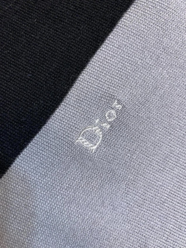 ディオール n級 ボーダーニットトップス 半袖デザイン シンプルデザイン_8